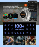 HAYLOU Solar 5 Voice Calling Smartwatch 1.58'' AMOLED Display 60Hz Smart Watch 24H Health Monitoring Sports Smartwatch for Men