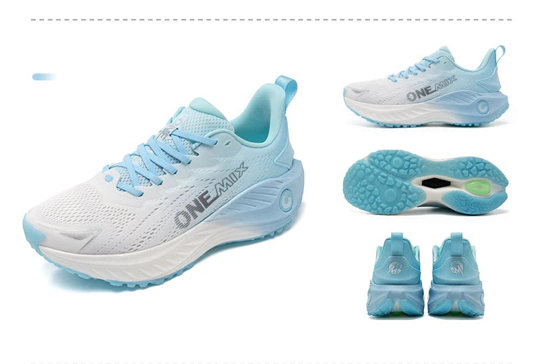 ONEMIX Casual Running Shoes Breathable Summer Jogging Shoes Men Lightweight Women Gym Shoes Outdoor Male Cushion Sports Shoes