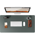 Large Mouse Pad,Office Desk Mat, Leather Desk Pad Protector, Non-Slip PU Leather Desk Blotter, Laptop Desk Pad