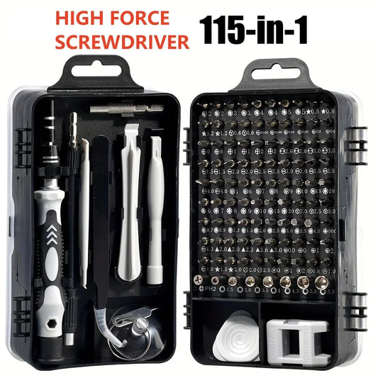 NEW 115-in-1 Precision Screwdriver Set, Multifunctional Professional Repair Tool with 98 Magnetic Bits, Suitable for Various Repairs