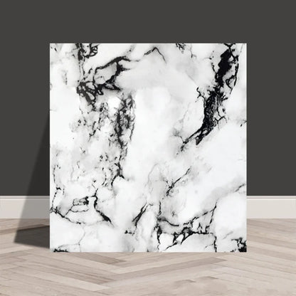 Aluminum Foil Bottom Imitation Tile Wall Stickers Kitchen Bathroom Decor Damp Proof Marble Pattern Foam Self-adhesive Wallpaper