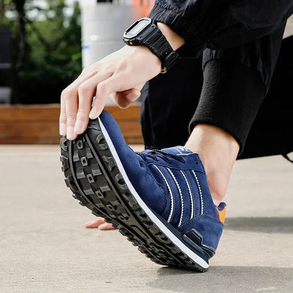 Brand Sneakers Men Outdoor Running Shoes High Quality Lace-Up Men Casual Shoes Fashion Comfortable Walking Shoes Tenis Hombres