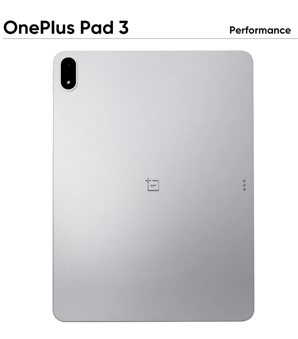 OnePlus Pad 3 13.2inches Tablet 144Hz Screen 12140mAh Snapdragon 8 Battery 13MP Rear Camera 8 Speakers 80W Charge Global Version