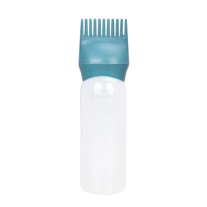 Aplicador do couro cabeludo portátil, pente líquido, raízes do cabelo, massagem médica, crescimento do cabelo, óleo de soro, Nourish, 4 cores, 60oz