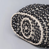 Handmade Woven Beaded Handbag For Women Exquisite Hollow-out Wooden Beaded Shoulder Bag Female Beach Bag