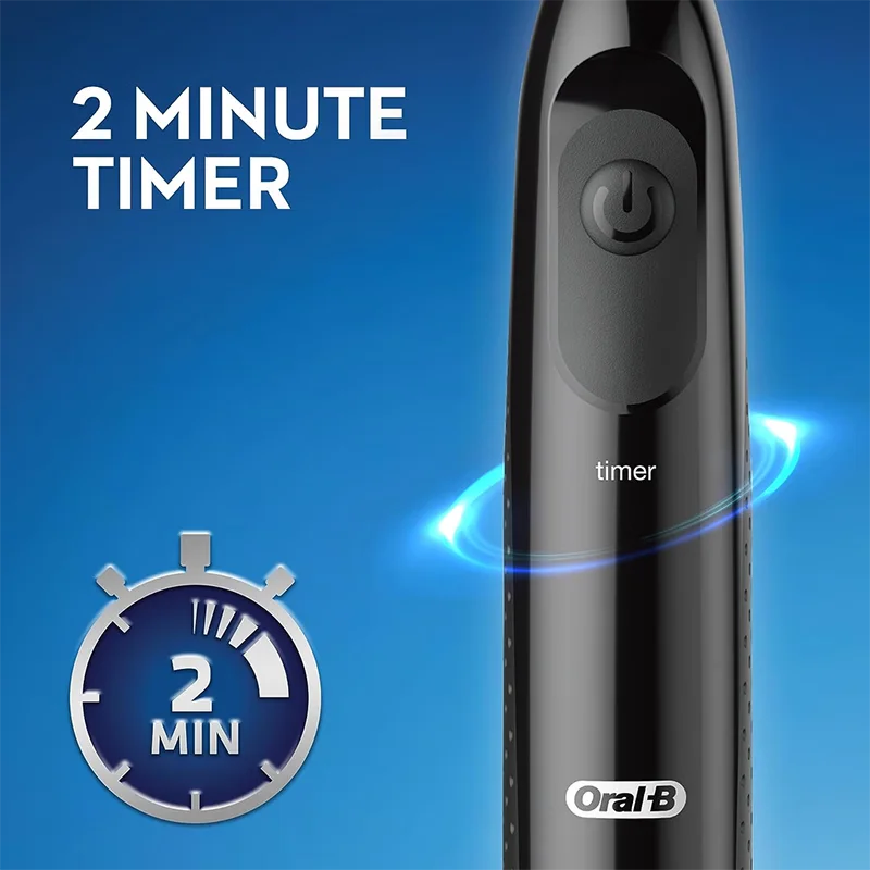 Oral B Rotation Electric Toothbrush DB5010 AA Battery 9600 Rpm Cross Action Cleaning Teeth Tooth Brush with Brush Refills