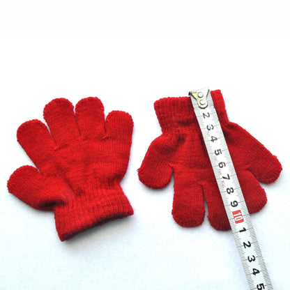 1-3 Year Old Baby Winter Warm Gloves for Toddlers Soft and Comfortable Knitted Mittens for Kids