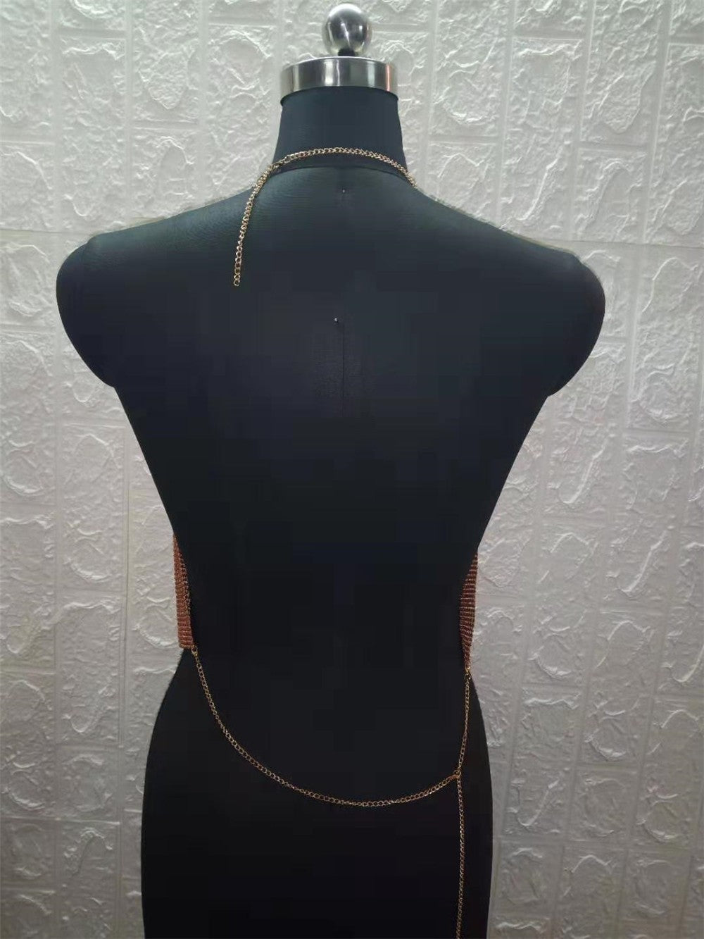 Camisola ClubWear para mujer, ropa de calle Y2k, top corto con lentejuelas metálicas, espalda descubierta, cinturón acolchado, top halter ajustable