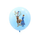 Frozen Theme Latex Snow Queen Balloons, Birthday Party Decorations, Toys for Kids, Baby Shower, Girls, Party Supplies, 12", 10Pcs 