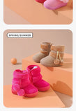 Kid Girls Snow Boots Winter Plush Boy Girl Cotton Shoe Warm Zipper Short Ankle Boot High Top Child Padded Boot Kid Shoe