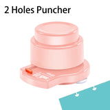 Fromthenon Mushroom Disc Hole Punch 2/4/11 Holes Puncher for A4 B5 A5 Discbound Letter Junior Notebook Planner Stationery