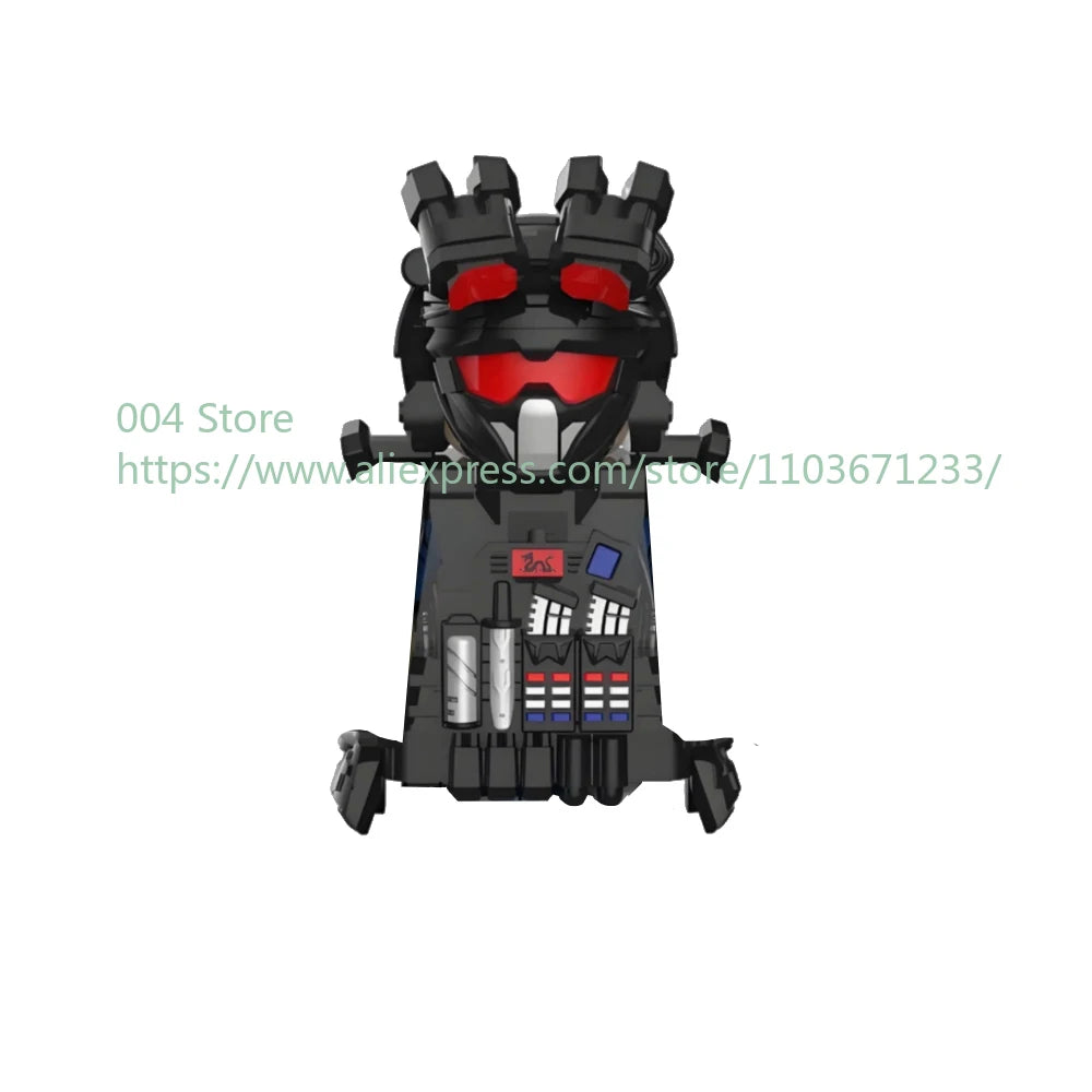 Military Special Forces Action Figure Building Blocks Ghillie Suit Weapons Sniper SWAT Ghost KSK Police Bandit Boy Toy Gift F029