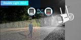 8MP 4K IP Camera Wifi Wireless 5MP AI Human Detect iCSee CCTV Bullet Outdoor Surveillance Security Protection Video Camera Cam