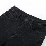 2023 Mujeres Jeans Térmicos Invierno Nieve Cálido Felpa Elástico Jeans Señora Skinny Espesar Polar Denim Pantalones Largos Retro Lápiz Pantalones