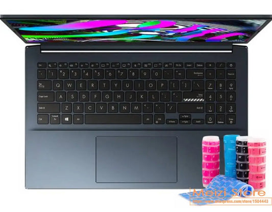 For 2021 ASUS Vivobook Pro 15 OLED K3500 M3500 15.6 inch Laptop Notebook Silicone Keyboard Cover Skin Protector Film Dustproof
