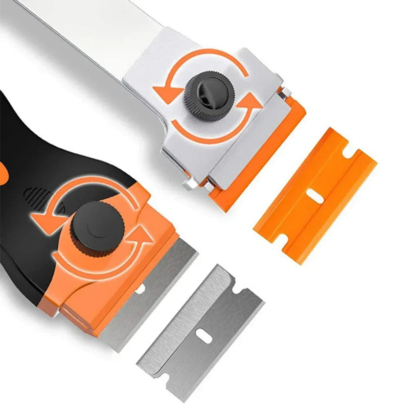 Rodo de óculos limpo raspador ferramenta janela limpeza carro envoltório vidro cerâmica cola degelo cozinha janela do agregado familiar gelo