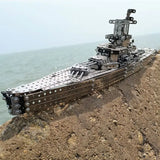 Children DIY Metal 3D Assembly Building Blocks Aircraft Warship Model Screw Nut Metal Toys Adult High-Difficulty Puzzle
