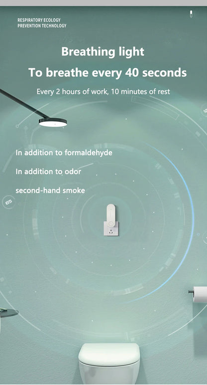 New Portable Air Purifier Anion Air Purification Air Freshener Ionizer Cleaner Dust Cigarette Smoke Remover Toilet Pet Deodor