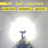 2/4/6/10/20 Pieces CANBUS T10 W5W LED Bulbs for Car Interior Dome Door Map Trunk License Plate Lights 12V 3030SMD White Yellow