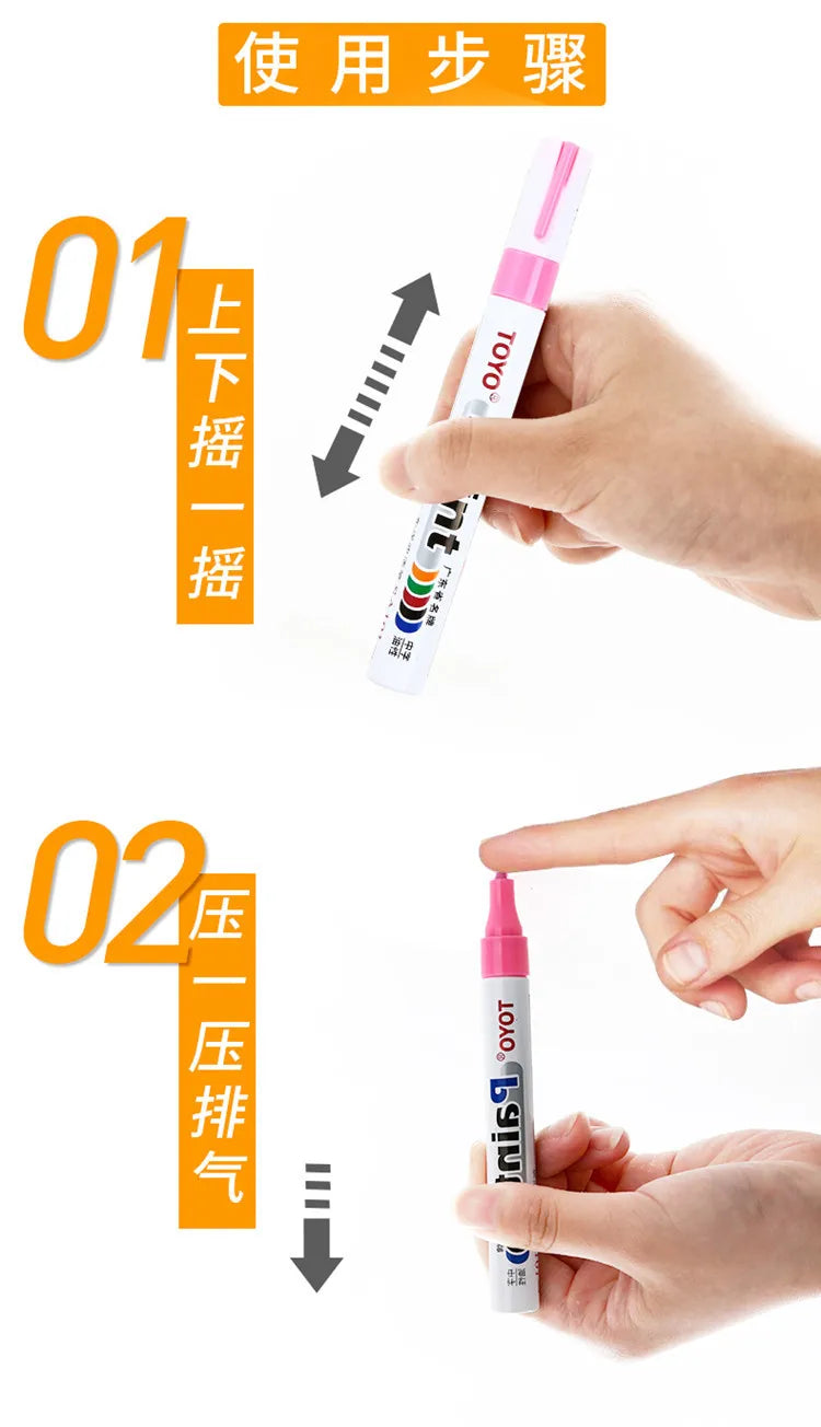 Waterproof Car Tyre Tire Tread Tire Paint Pen Marker DIY Art Drawing Pen Tool For BMW E46 E49 F30 F80 E36 E46 E93 E92 F34 F31 Z4
