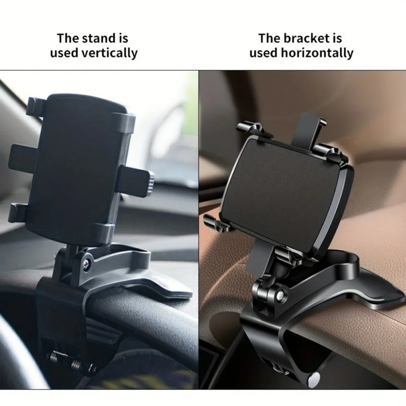 Universal Car Mobile Phone Holder Dashboard Phone Holder Easy Clip Mount Stand Cellphone Stand For GPS Navigation Hanging Holder