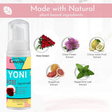 Feminine Intimate Yoni Wash Natural Washing Foam Vaginal Herbs Washer Hygiene Vagina Detox Cleaning Care for Women's Health 60ml