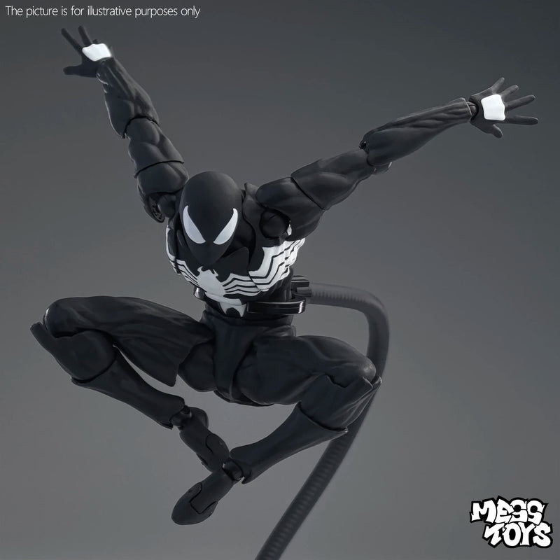 Mess Toys Spiderman Action Figure Black Neighbor Symbiote Spider Man Figures Ct Toys Black Red Spider-Man Figurine Kids Toys
