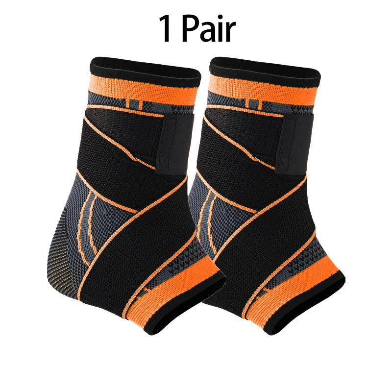 Ankle Protector Sports Gym Accessories Men Women Sports Wrap Compression Basketball Ankle Support Running Knitted Ankle Brace