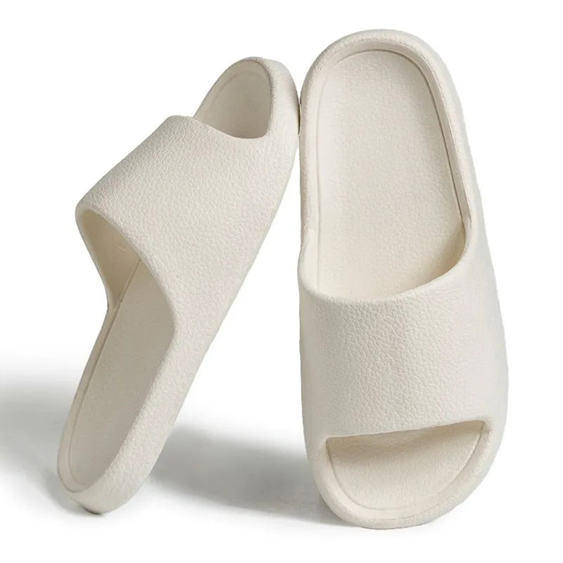 Summer Fashion Slippers Women's Shoes Cloud Slippers For Men Home Flat Sandals Massage Flip Flops Couples Bathroom Indoor Slides