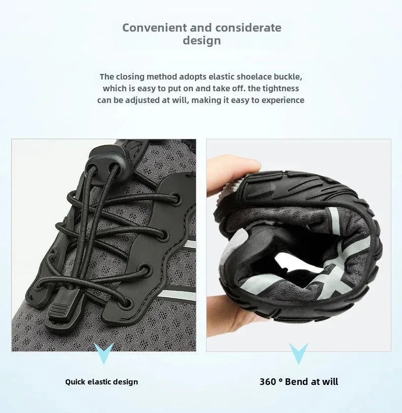 New Men's Hiking Sport Shoes Deep Squat Fitness Shoes Fishing Swimming Wading Shoes Surfing Diving Beach Five-Finger Shoes