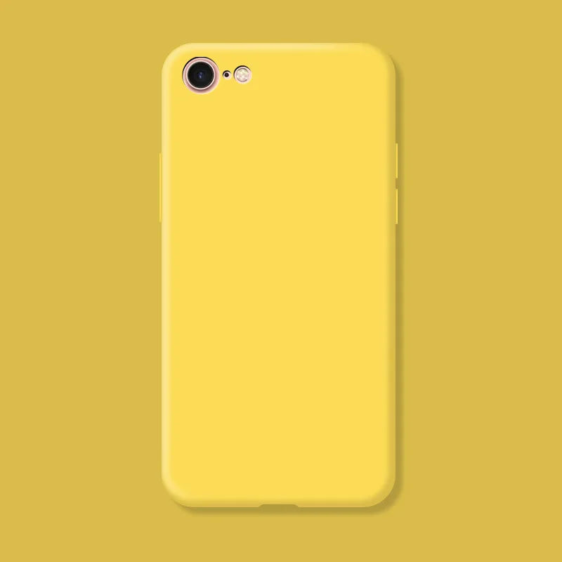Funda para iPhone 7, 8, SE (2020, 2022), a prueba de golpes, TPU, silicona líquida, carcasa trasera protectora para iPhone SE (2020, 2022), funda blanda.