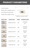 Modern LED Ceiling Lamp Living Room Dining Bedroom Ceiling Chandelier Lights Nordic Fireworks Design Home Decor Indoor Lighting