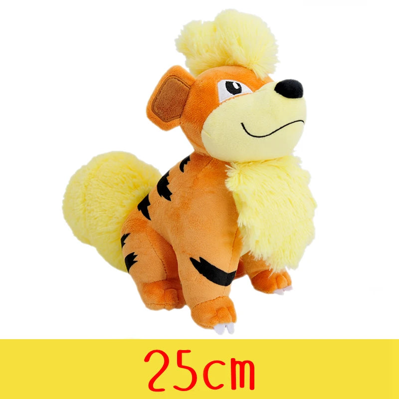Peluche de Pokémon de alta calidad con etiqueta, dibujo animado de Pikachu, Charmander, Squirtle, Bulbasaur, muñeco de peluche, regalo para niños.