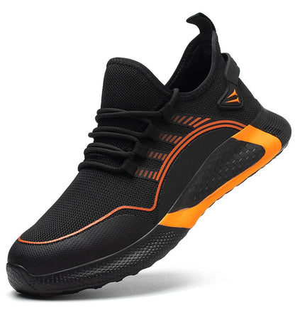 2024 Lightweight  Safety Shoes Men For Work Breathable Sports Safety Toe Shoes Work Boots Anti-Smashing Women