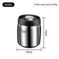 Vacuum sealed tank Coffee bean storage tank Household 304 stainless steel food storage Jars moisture-proof sealed container