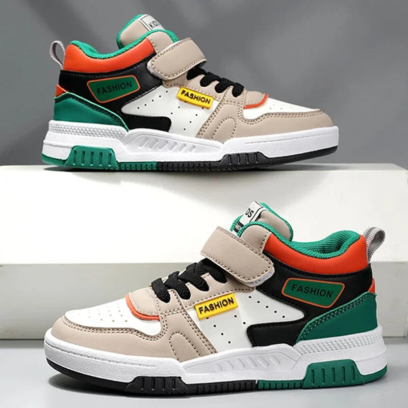 Design crianças tênis meninos sapatos skate crianças sapatos casuais outono esportes tênis de alta qualidade tênis para menino