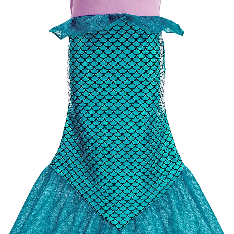 Girls Elsa Anna Dress Children Princess Carnival Dress Kids Jasmine Rapunzel Pageant Flower Disguise Cosplay Christmas Costume