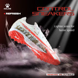 KELME Man MG Soccer Shoes Artificial Grass Slip-Resistant Cushioning Training Football Boot AG Sports Training Shoes