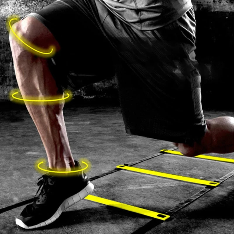 Agility Ladder Nylon Straps Soccer Football Speed ​​Training Ladder Equipment Sports Fitness Running Warm-Up Training Ladder Tool