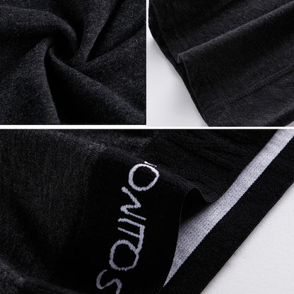 4pcs long boxers for men underwear plus size Men's panties sexy long leg underpants cotton Mens boxer shorts fashion male Trunk