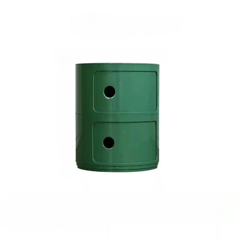 Nordic Ins Net Red Bedside Table Modern Minimalist White Round Creative Small Cabinet Mini Simple Plastic Side Cabinet 협탁