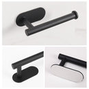 No Punching Wall Mounted Toilet Paper Holder Rustproof Anticorrosion Stainless Steel Bathroom Kitchen Roll Paper Toilet Holder