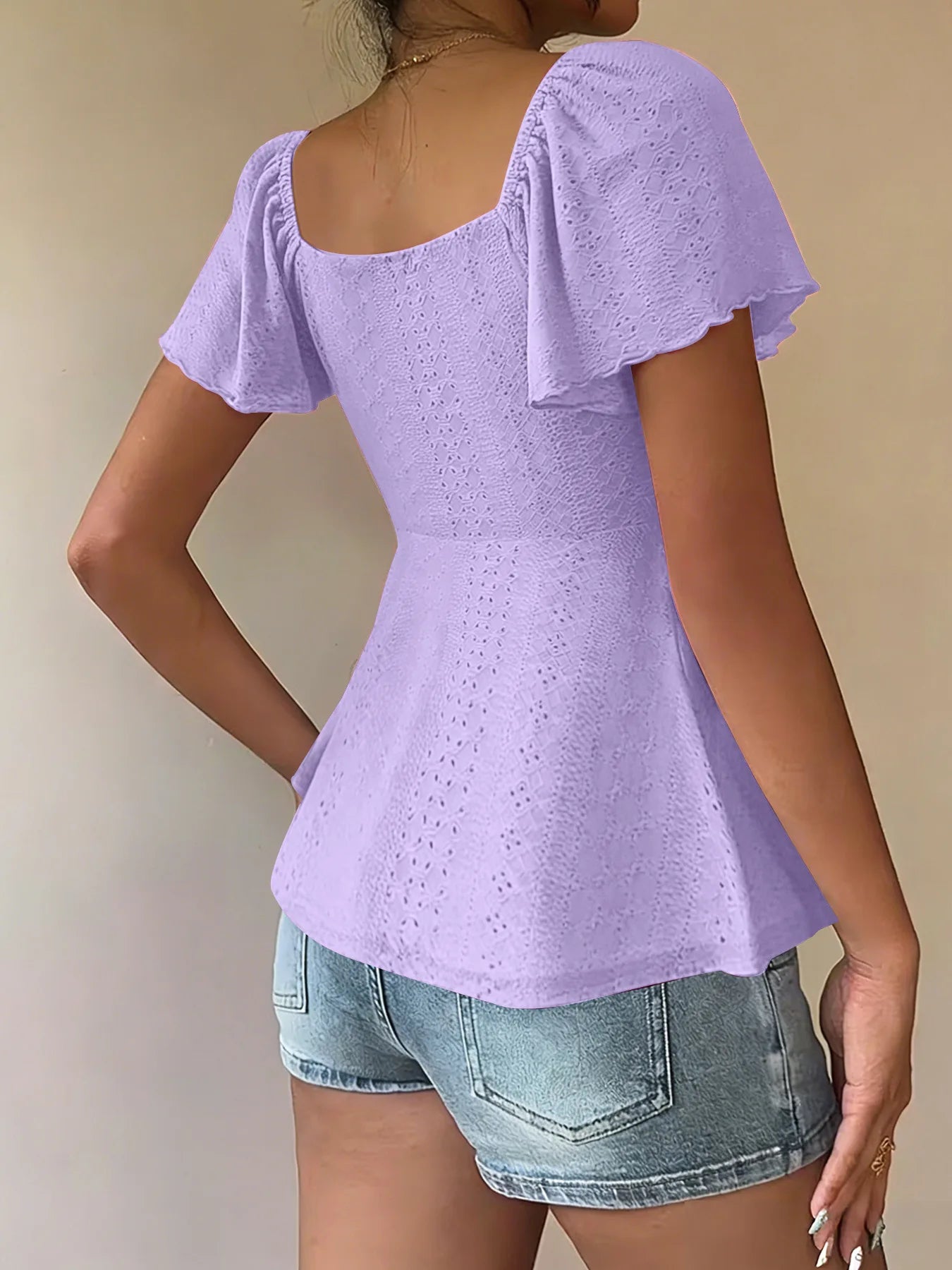 2026 Women Y2k Summer Tops V-Neck Drawstring Sexy Lace Up Short Sleeve Solid Color Shirts Female Elegant Casual Fashion Blouses