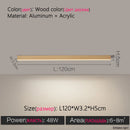 Modern Long Strip Ceiling Light Surface Mounted Minimalist Aisle Lamp Living Room Bedroom Kitchen Home Office LED Lighting