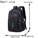 Durable Water‑repellent Oxford Laptop Rucksack Multi‑zipper Business Backpack For Student Work Daily Travel Commuting