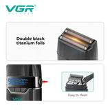 VGR Hair Trimmer Professional Barber Cordless Clipper Electric Hair Cutting Machine Metal Hair Trimmer for Men V-003 V-906 V-308