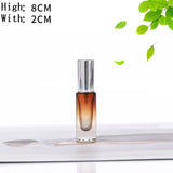 5ml/10ml Gradient Color Perfume Bottle Square Glass Spray Bottle Travel Portable Sample Fragrance Atomizer Refillable Container