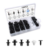 Auto Plastic Bumper Fastener Rivet Retainer Push Type Engine Cover Fastener Fender Car Door Trim Panel Clip