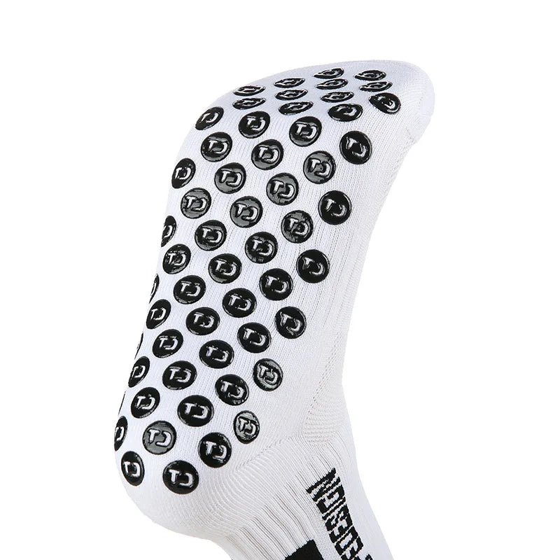 4 pairs of new TC mid tube glued football socks for sports training and competition, non slip and breathable socks