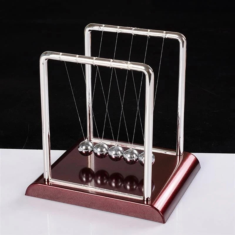Péndulo de metal para mesa de escritorio, bola de equilibrio de acero, bola de Newton, péndulo de ciencias físicas
